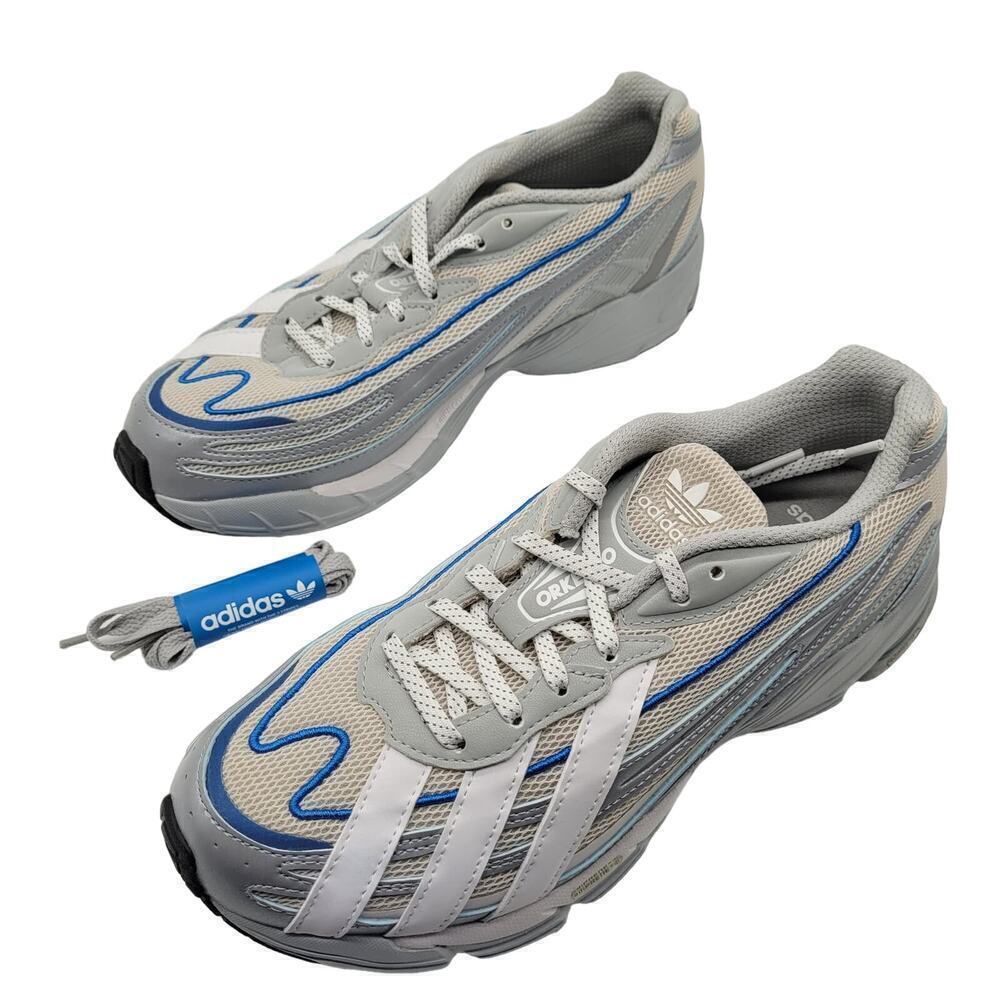 Adidas Orketro NIB Bliss White Bright Blue Sneakers Men's Size 8 Running Shoes